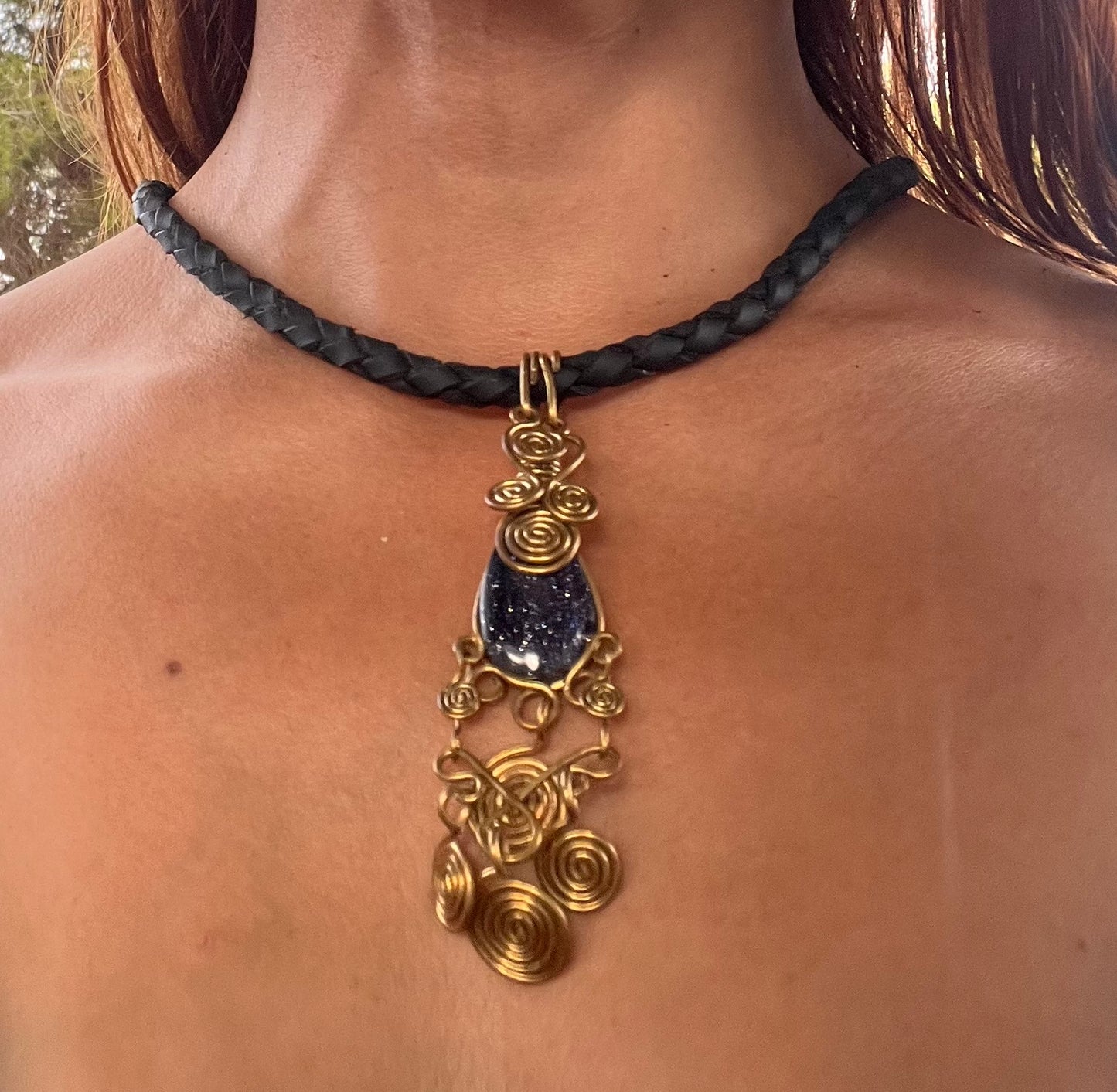 Colgante collar hecho a mano
