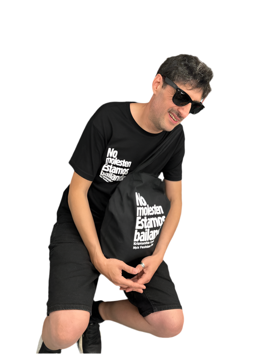 Camiseta unisex no molesten estamos bailando Kriptonita Coll. Nyx Fashion Ibz