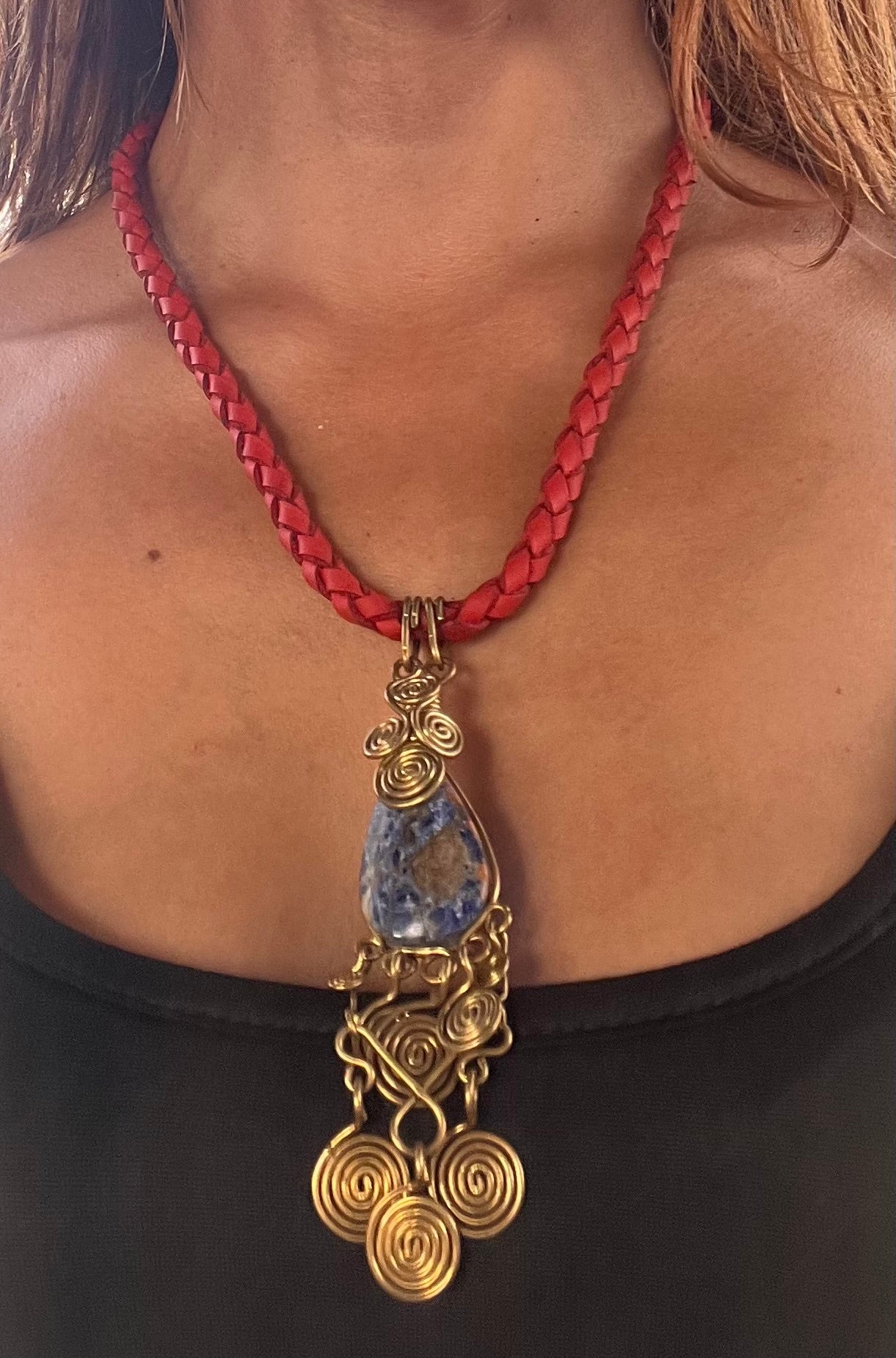 Colgante collar hecho a mano