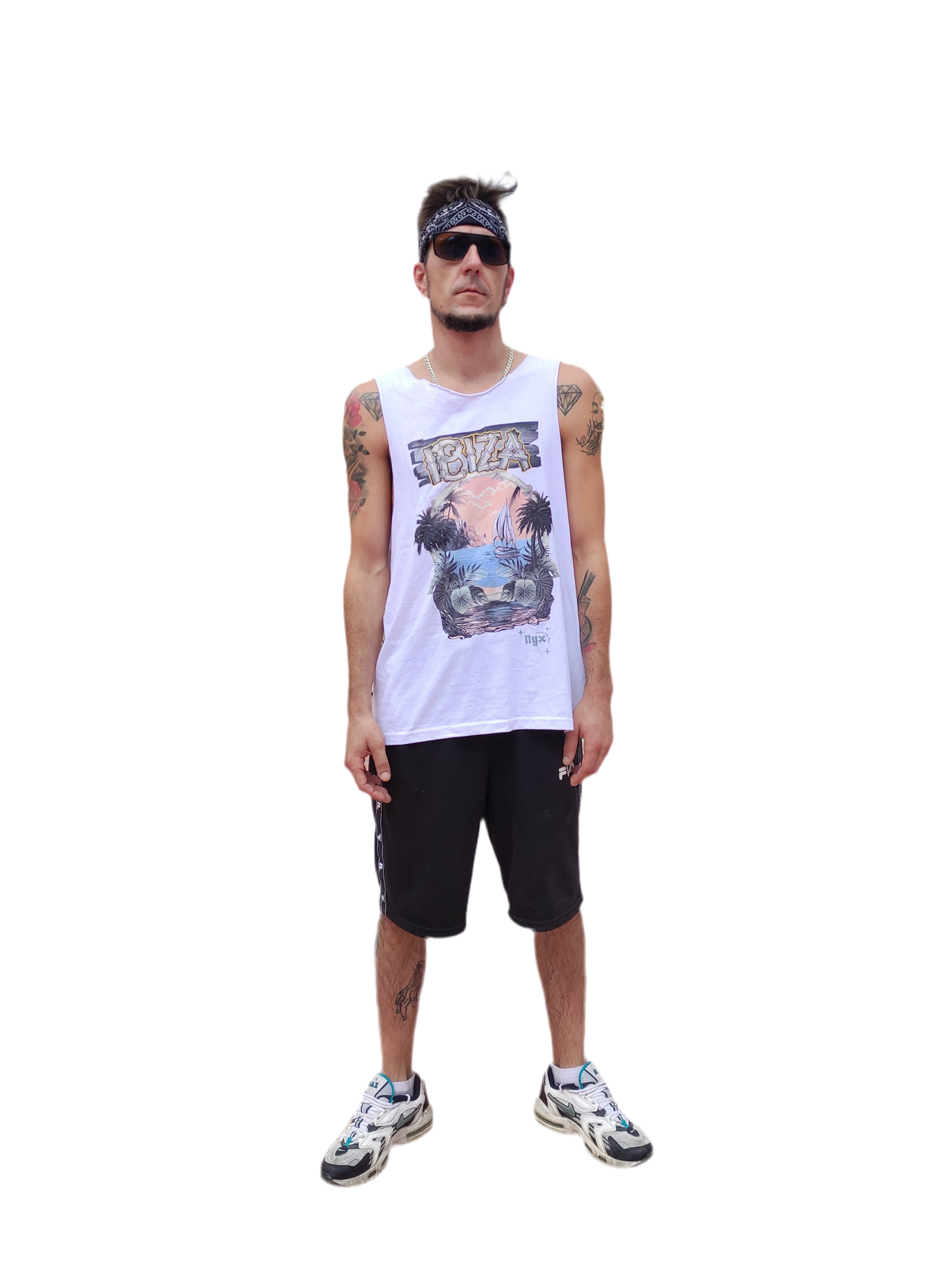 Camiseta unisex luminaris ibiza es Vedra Nyx Fashion Ibz
Camisetas que se pintan con el sol