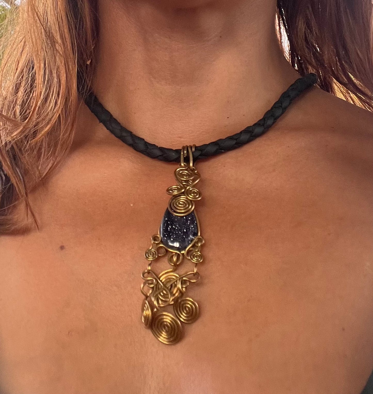 Colgante collar hecho a mano