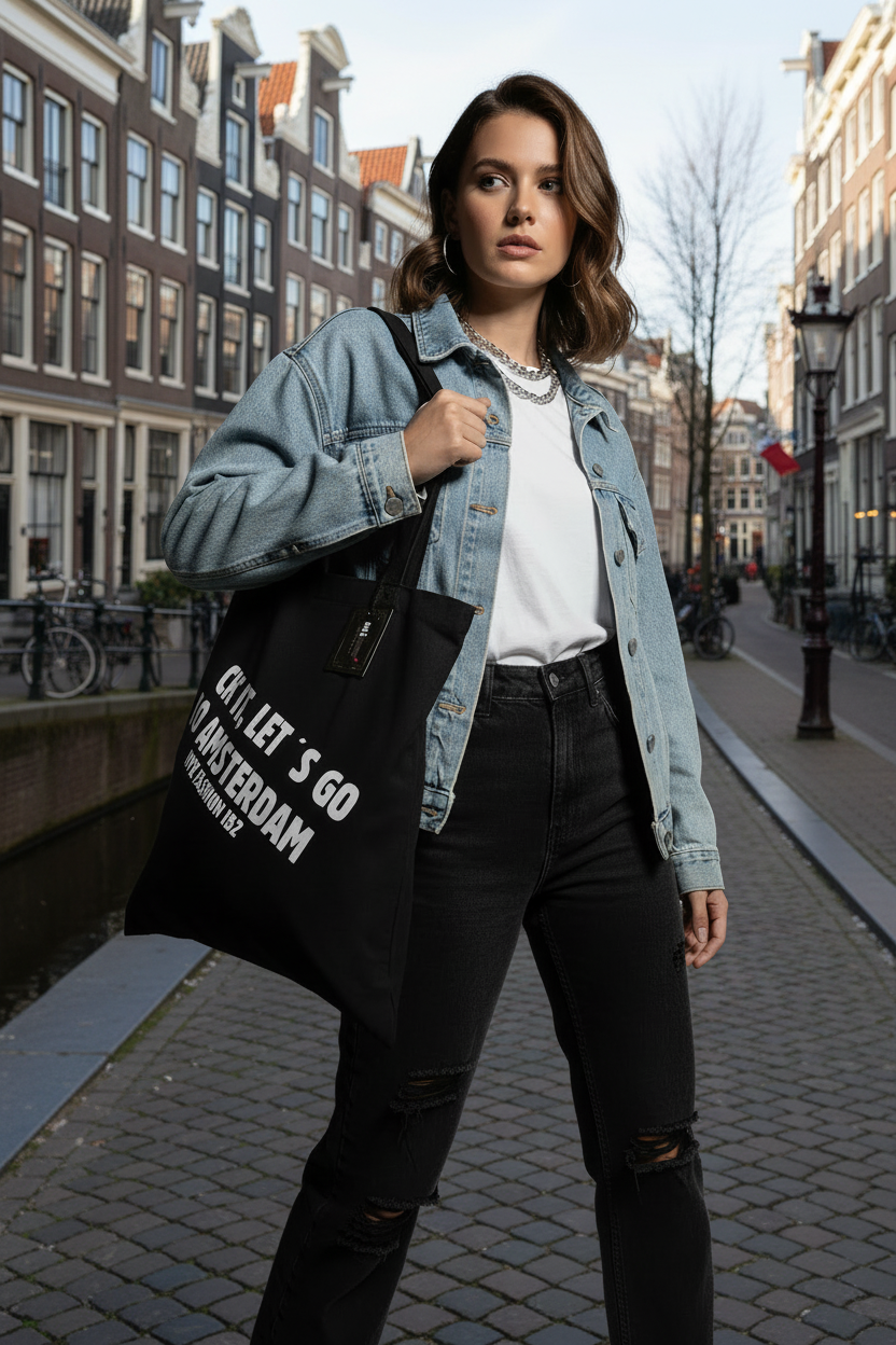 Tote Bag Fuck it let’s go to Amsterdam