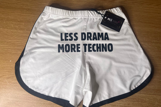 Shorts deportivos mujer Less Drama More Techno