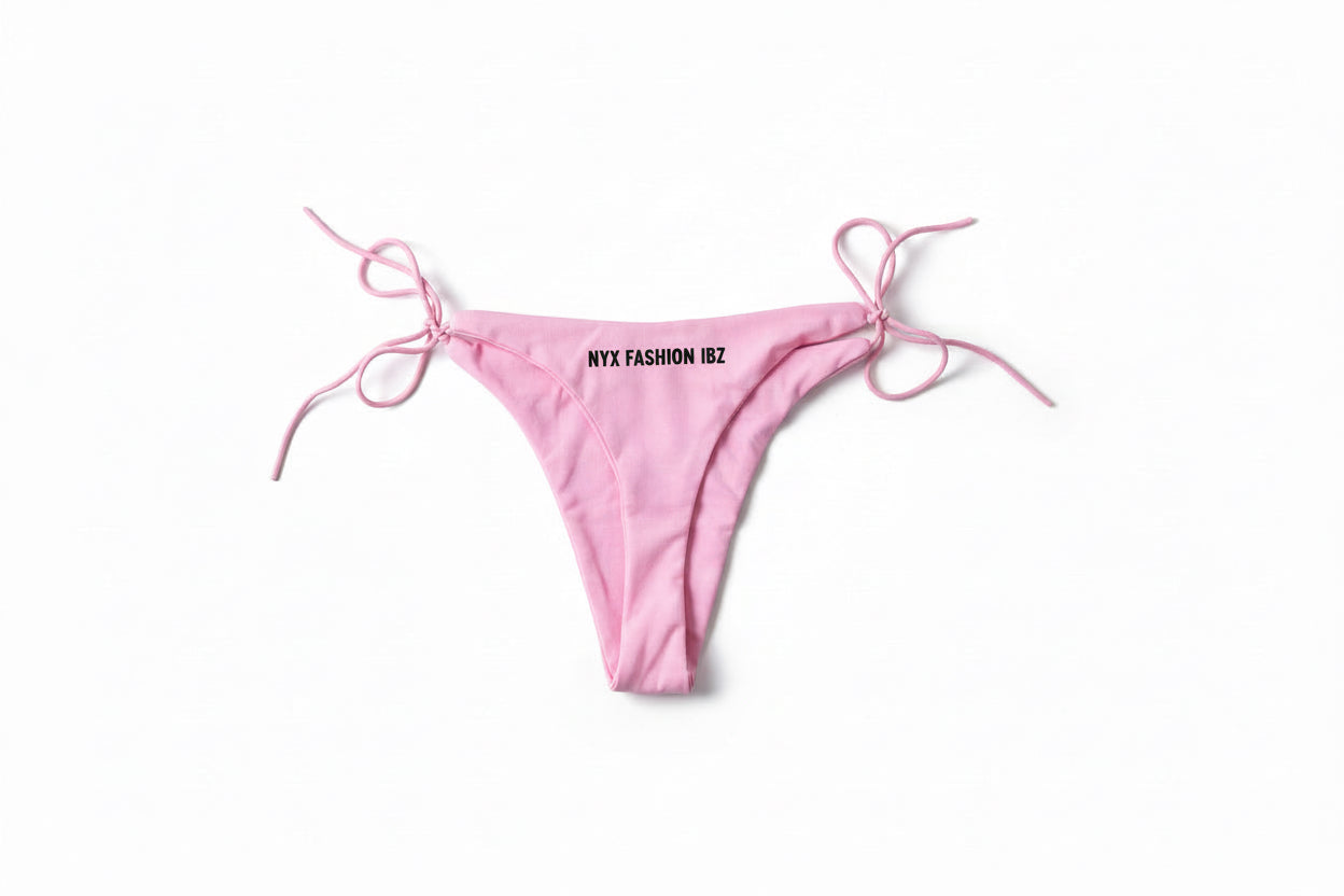 Bikini rosa Less drama more techno