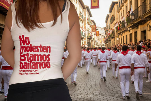 Body San Fermín No molesten estamos bailando by Nyx Fashion Ibz Kriptonita coll