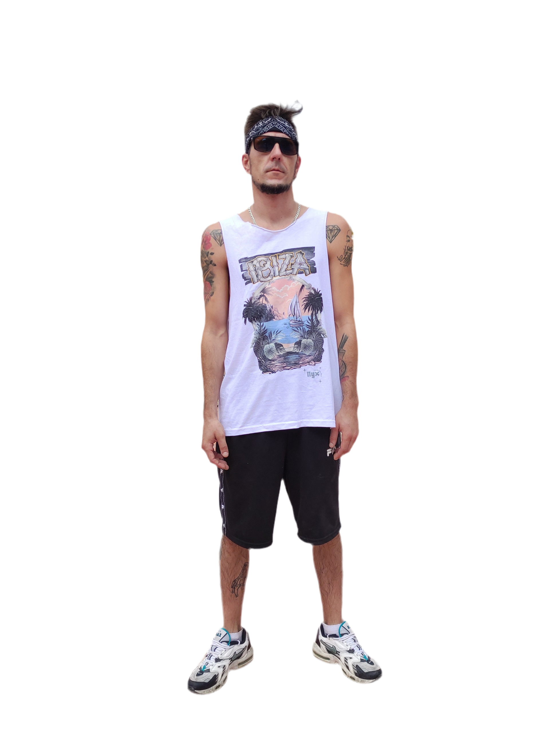 Camiseta unisex luminaris ibiza es Vedra Nyx Fashion Ibz
Camisetas que se pintan con el sol 