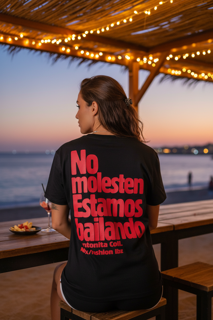 Camiseta No Molesten Estamos Bailando · Kriptonita Coll. · Nyx Fashion Ibz