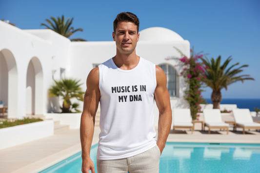 Camiseta sin mangas music is in my DNA Nyx Fashion Ibz