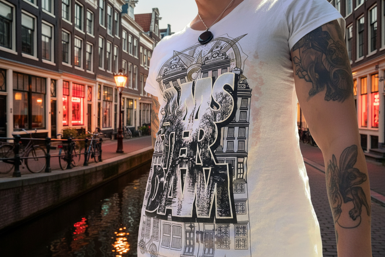 Camiseta unisex luminaris Amsterdam Nyx Fashion Ibz
Camisetas que se pintan con el sol 