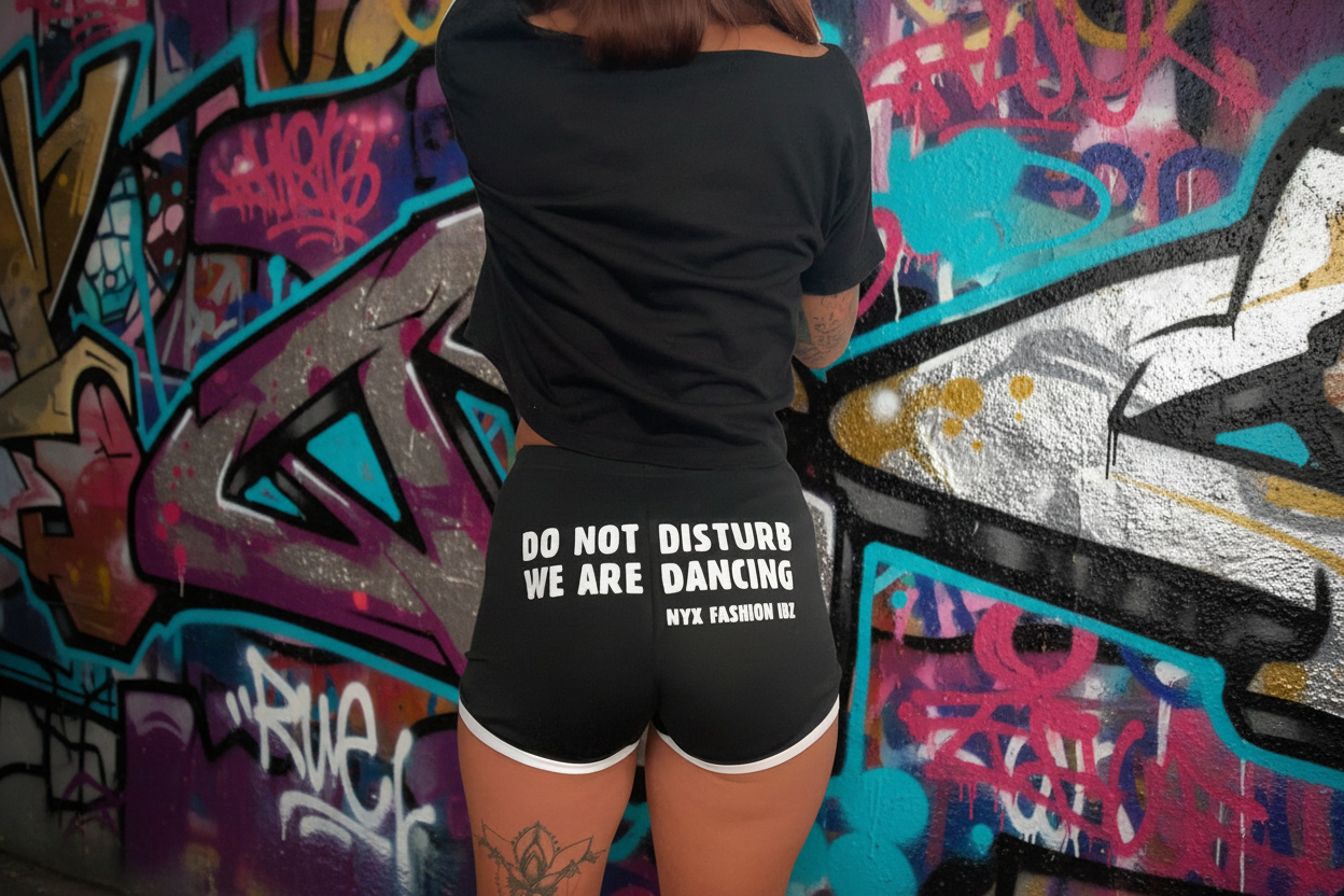 Shorts do not disturb we are dancing nyx Fashion ibz