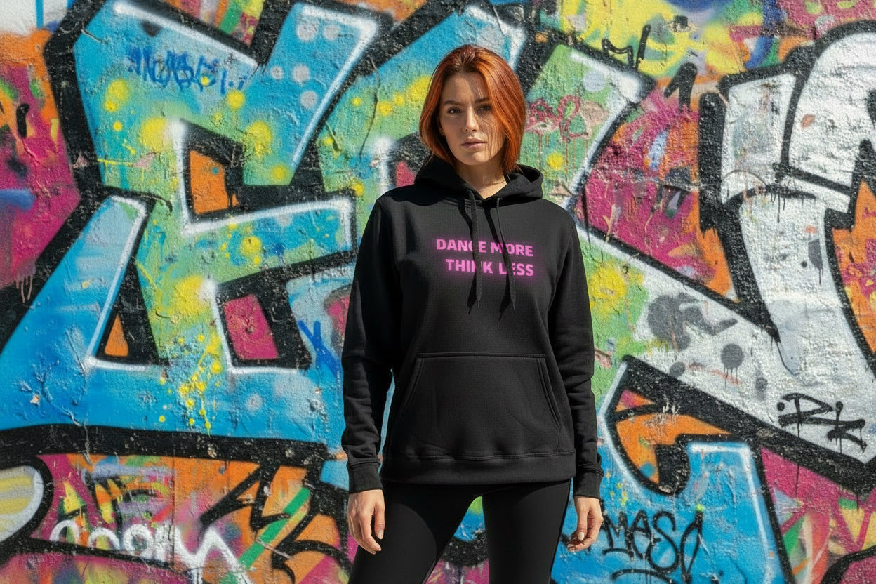 Sudadera Dance more think Less 100% algodón