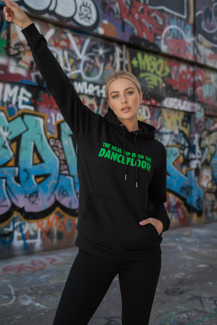 Sudadera The real VIP is on the dancefloor 100% algodón