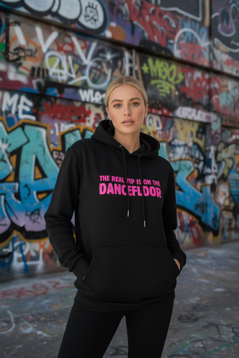 Sudadera The real VIP is on the dancefloor 100% algodón