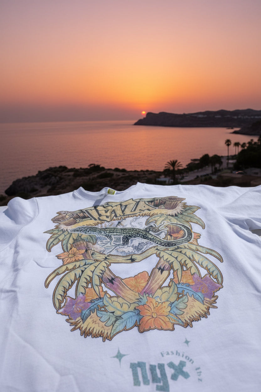 camiseta mágica luminaris se pinta con el sol sargantana nyx fashion ibz